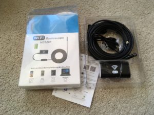 HD720P WiFi Endoscope – No Picture